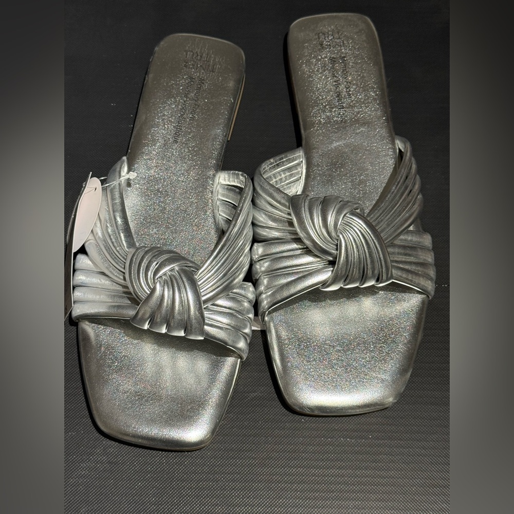 Elegant Silver Women's Shoes